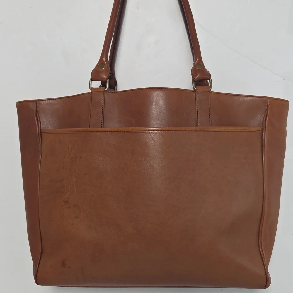 Eddie Bauer Leather Tote Bag